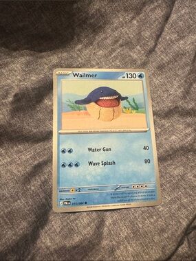 Wailmer Pokemon card